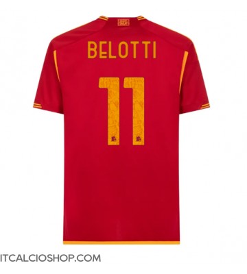 AS Roma Andrea Belotti #11 Prima Maglia 2023-24 Manica Corta